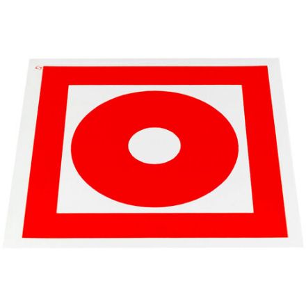 Знак пожарной безопасности "Кнопка включения пожарной автоматики", КОМПЛЕКТ 10 штук, 100х100 мм, пленка, F10 Знак пожарной безопасности "Кнопка включения пожарной автоматики", КОМПЛЕКТ 10 штук, 100х100 мм, пленка, F10