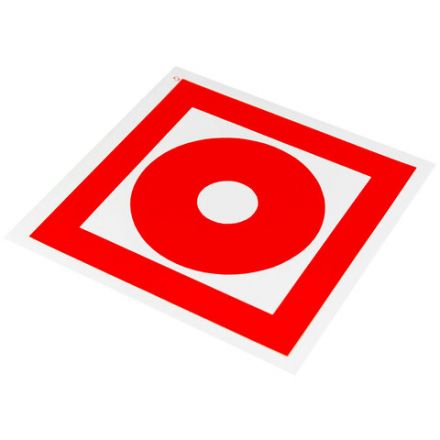 Знак пожарной безопасности "Кнопка включения пожарной автоматики", КОМПЛЕКТ 10 штук, 100х100 мм, пленка, F10 Знак пожарной безопасности "Кнопка включения пожарной автоматики", КОМПЛЕКТ 10 штук, 100х100 мм, пленка, F10