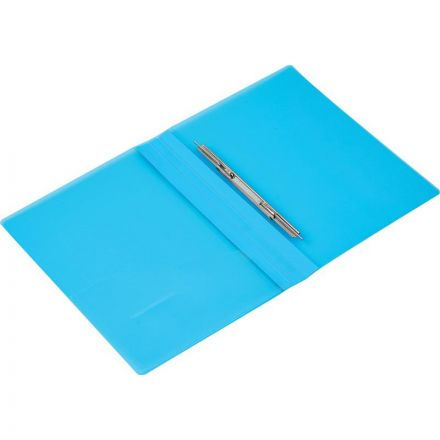 Скоросшиватель пластиковый с пружинным механизмом Attache Diagonal А4 до 150 листов синий (толщина обложки 0.6 мм)