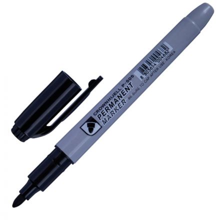 Маркер перманентный Crown Multi Marker Slim 2 мм черный Маркер перманентный Crown Multi Marker Slim 2 мм черный