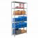 Стеллаж металлический BRABIX "MS 220/30-6", 2200х1000х300 мм, 6 полок, 291373