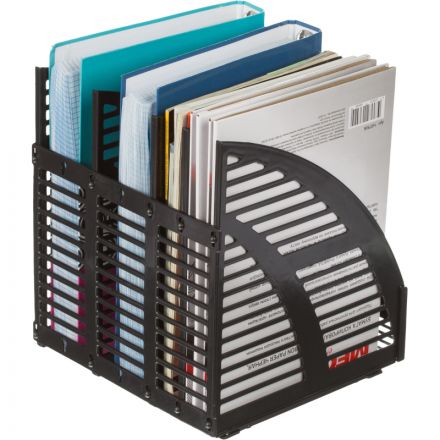 Вертикальный накопитель Attache пластиковый черный ширина 240 мм 4 отделения Вертикальный накопитель Attache пластиковый черный ширина 240 мм 4 отделения