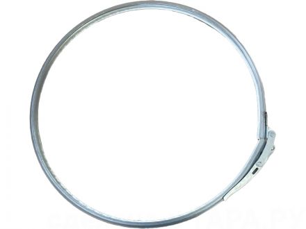 Ведро металлическое 20 л белый цвет крышка-обруч