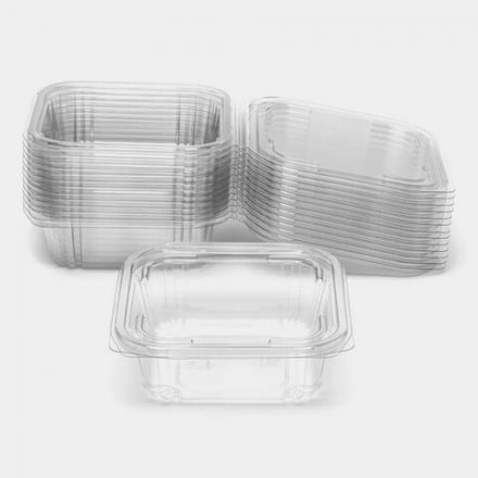 Одноразовый контейнер квадратный 750 мл С КРЫШКОЙ ЮП-РКСП, КОМПЛЕКТ 300 шт., прозрачный ПЭТ, ЮУПМ6014 Одноразовый контейнер квадратный 750 мл С КРЫШКОЙ ЮП-РКСП, КОМПЛЕКТ 300 шт., прозрачный ПЭТ, ЮУПМ6014