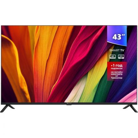 Телевизор Триколор H43U5500SA, SMART TV, 43', Ultra HD, 4K, черный Телевизор Триколор H43U5500SA, SMART TV, 43', Ultra HD, 4K, черный