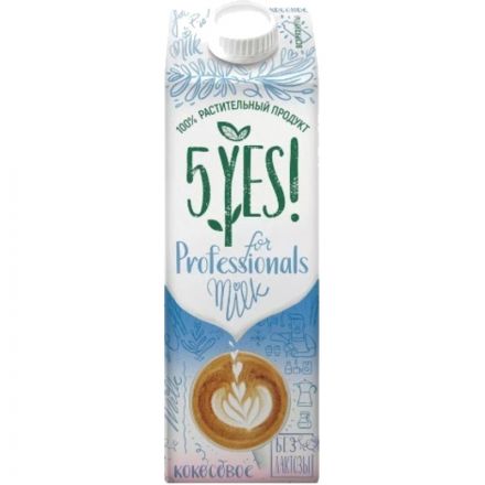 Напиток кокосовый 5YES! ультрапастеризованный 1л
