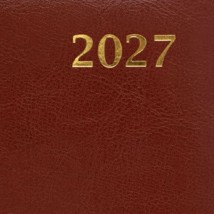 Ежедневник датированный 2027 Attache А5 168л 143x210 коричн (золотист срез) Ежедневник датированный 2027 Attache А5 168л 143x210 коричн (золотист срез)