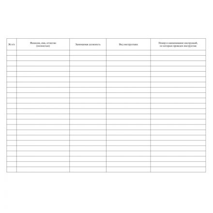 Журнал учета повт.внеплан.инструкт.по техн.безоп.и пож.безопас 24ст КЖ-1245 Журнал учета повт.внеплан.инструкт.по техн.безоп.и пож.безопас 24ст КЖ-1245