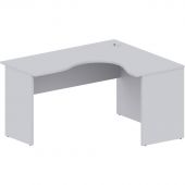 Стол эргономичный Easy One правый (серый, 1400x1200x743 мм)