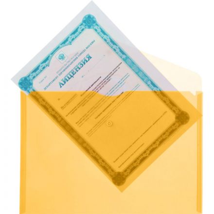 Папка-конверт Attache Fantasy А4 180 мкм (в упаковке 8 папок одного цвета)