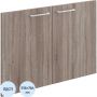 Двери Комус Мебель K-Loft тум. для оргт. 2шт. 241T005 764х516 дуб сон.темн
