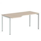 Стол эргономичный XSCET 169(L) Бук Тиара/Алюминий 1600х900х750 XTEN-S Стол эргономичный XSCET 169(L) Бук Тиара/Алюминий 1600х900х750 XTEN-S