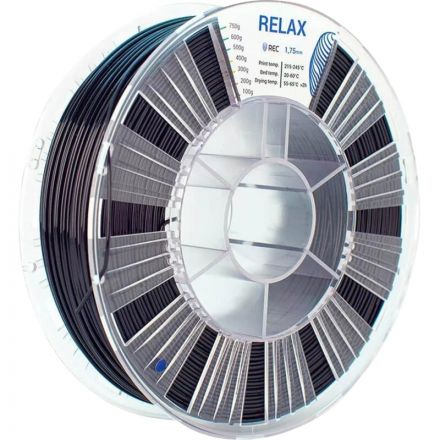 Катушка RELAX пластик REC 1.75мм черный