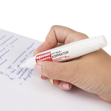 Ручка-корректор ОФИСНАЯ ПЛАНЕТА, 9 мл, металлический наконечник, 227571 Ручка-корректор ОФИСНАЯ ПЛАНЕТА, 9 мл, металлический наконечник, 227571