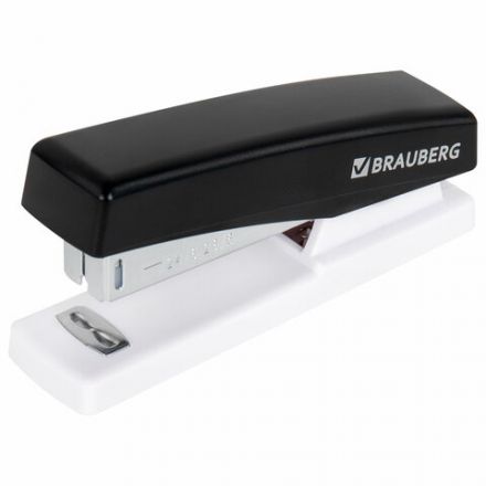 Степлер №24/6, 26/6 BRAUBERG "STYLE", до 25 листов, черный, 272747 Степлер №24/6, 26/6 BRAUBERG "STYLE", до 25 листов, черный, 272747