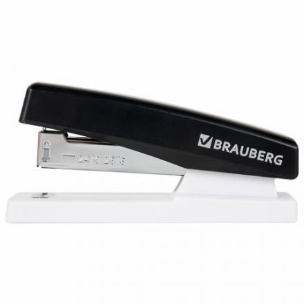 Степлер №24/6, 26/6 BRAUBERG "STYLE", до 25 листов, черный, 272747 Степлер №24/6, 26/6 BRAUBERG "STYLE", до 25 листов, черный, 272747
