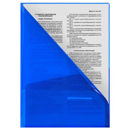 Папка-уголок 2 кармана, непрозрачная, А4, BRAUBERG "SPECIAL", синяя, 0,18 мм, 273060 Папка-уголок 2 кармана, непрозрачная, А4, BRAUBERG "SPECIAL", синяя, 0,18 мм, 273060