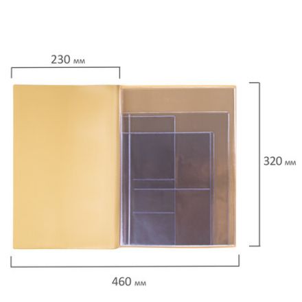 Папка для семейных документов с файлами (паспорта, свидетельства, полисы, СНИЛС) STAFF, 16 отделений, ПВХ, бежевая, 237808 Папка для семейных документов с файлами (паспорта, свидетельства, полисы, СНИЛС) STAFF, 16 отделений, ПВХ, бежевая, 237808