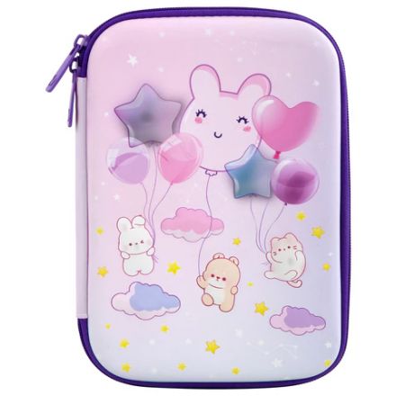 Пенал BRAUBERG KIDS большой удобный с откидной планкой, EVA, 22х15х4 см, "Dreamy clouds", 273507 Пенал BRAUBERG KIDS большой удобный с откидной планкой, EVA, 22х15х4 см, "Dreamy clouds", 273507