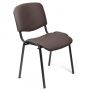Стул UP_EChair Rio(ИЗО) чёрн, к/з коричневый Z10