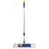 Швабра с флаундером 40 см, телескопический черенок 130 см, резьба 1,6 см, микрофибра/абразив (ТИП К), LAIMA, 601462