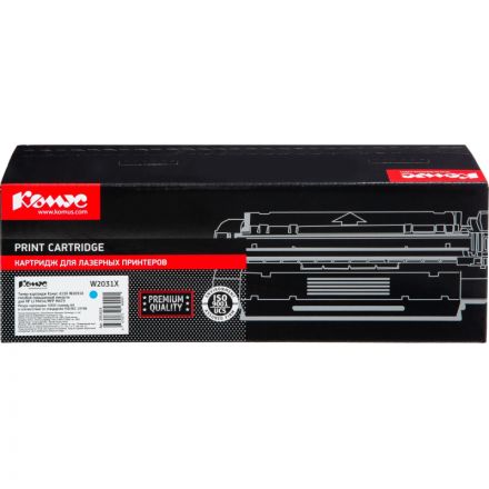 Картридж лазерный Комус 415X W2031X гол. пов. емк. для HP LJ M454/M479
