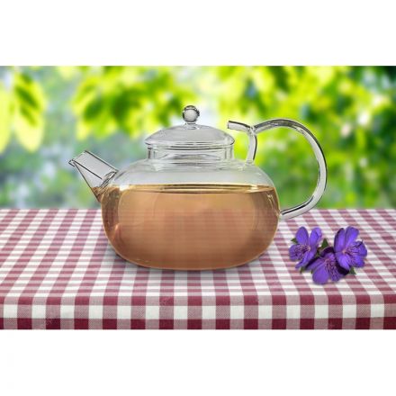 Чайник заварочный 1000мл стекл. ИВАН-ЧАЙ (пружина в носике) (TP105) Чайник заварочный 1000мл стекл. ИВАН-ЧАЙ (пружина в носике) (TP105)