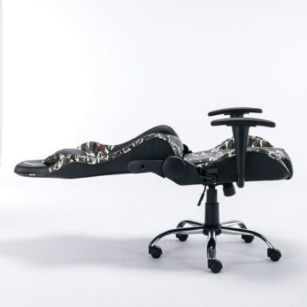 Кресло компьютерное BRABIX "Military GM-140", две подушки, экокожа, черное с рисунком милитари, 532802 Кресло компьютерное BRABIX "Military GM-140", две подушки, экокожа, черное с рисунком милитари, 532802