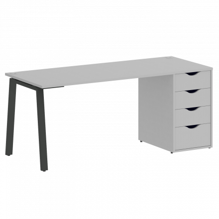 Home Office Стол письменный VR.SP-3-178.4.A Серый/Антрацит металл 1780*720*750 Home Office Стол письменный VR.SP-3-178.4.A Серый/Антрацит металл 1780*720*750