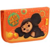 Пенал 1 отделение, 210*130 Мульти-Пульти "Чебурашка", две откидные секции, ткань Пенал 1 отделение, 210*130 Мульти-Пульти "Чебурашка", две откидные секции, ткань