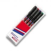 Маркер для глянц.поверх. EDDING E-142 M/4 (1мм) набор 4цв. Маркер для глянц.поверх. EDDING E-142 M/4 (1мм) набор 4цв.