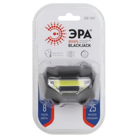 Фонарь налобный ЭРА 3Вт COB, 3 режима, сенсорная кнопка, питание 3хААА (не в комплекте), GB-501, Б0027817 Фонарь налобный ЭРА 3Вт COB, 3 режима, сенсорная кнопка, питание 3хААА (не в комплекте), GB-501, Б0027817