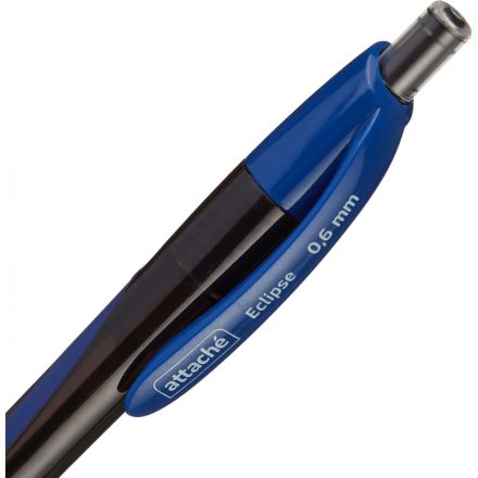 Ручка шариковая Attache Eclipse синяя (толщина линии 0.6 мм) Ручка шариковая Attache Eclipse синяя (толщина линии 0.6 мм)