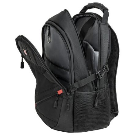 Рюкзак GERMANIUM "S-01" универсальный, с отделением для ноутбука, влагостойкий, черный, 47х32х20 см, 226947 Рюкзак GERMANIUM "S-01" универсальный, с отделением для ноутбука, влагостойкий, черный, 47х32х20 см, 226947