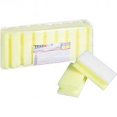 Губки для мытья посуды Т121 д/бережного очищения 130х70х44 желтые 8шт/уп