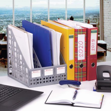 Лоток вертикальный для бумаг BRAUBERG "MAXI Plus", 240 мм, 3 отделения, сетчатый, сборный, серый, 237014 Лоток вертикальный для бумаг BRAUBERG "MAXI Plus", 240 мм, 3 отделения, сетчатый, сборный, серый, 237014