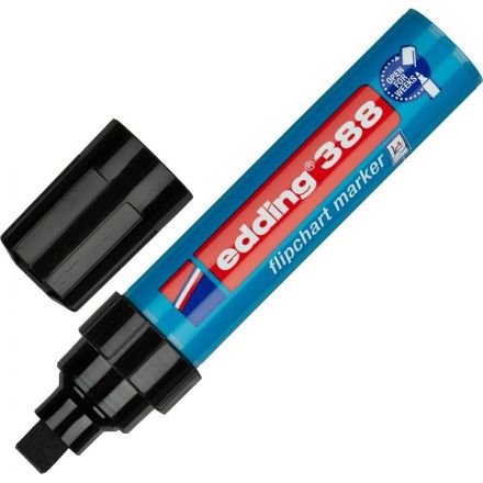 Маркер для бумаги для флипчартов Edding E-388/001 черный (толщина линии 4-12 мм) Маркер для бумаги для флипчартов Edding E-388/001 черный (толщина линии 4-12 мм)