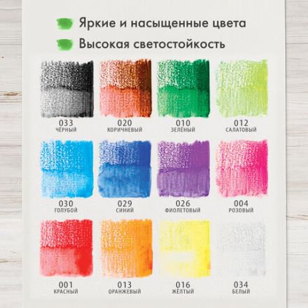 Карандаши художественные цветные акварельные BRAUBERG ART CLASSIC, 12 цветов, грифель 3,3 мм, 181529
