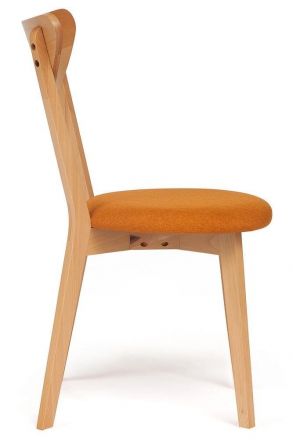 Стул мягкое сиденье/ цвет сиденья - Оранжевый, MAXI (Макси) / 1 шт. в упаковке каркас бук, сиденье ткань, 86*48.5*54.5, натуральный ( бук ) Стул мягкое сиденье/ цвет сиденья - Оранжевый, MAXI (Макси) / 1 шт. в упаковке каркас бук, сиденье ткань, 86*48.5*54.5, натуральный ( бук )