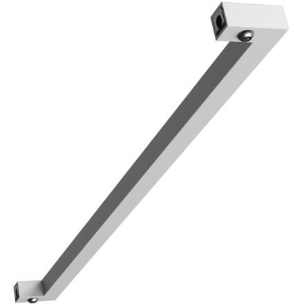 Держатель -Рейлинг РЭ_RAPIDO RP-450W, 450мм, белый (701108) Держатель -Рейлинг РЭ_RAPIDO RP-450W, 450мм, белый (701108)