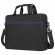 Сумка портфель BRAUBERG PRACTICAL с отделением для ноутбука 15,6", Blue line, черная, 29х40х7 см, 272603