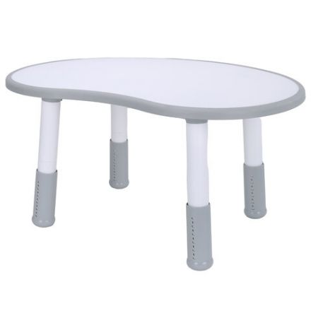 Стол детский BRABIX KIDS CT-002, растущий, 2-8 лет, пластик белый + серый, 533296 Стол детский BRABIX KIDS CT-002, растущий, 2-8 лет, пластик белый + серый, 533296