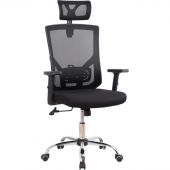 Кресло BN_SH_EChair-650 TC сетка/ткань черный Кресло BN_SH_EChair-650 TC сетка/ткань черный