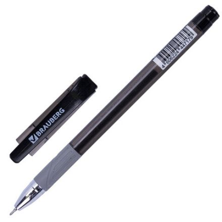 Ручка гелевая с грипом BRAUBERG "Max-Oil Gel", ЧЕРНАЯ, игольчатый узел 0,5 мм, линия письма 0,3 мм, 144260 Ручка гелевая с грипом BRAUBERG "Max-Oil Gel", ЧЕРНАЯ, игольчатый узел 0,5 мм, линия письма 0,3 мм, 144260