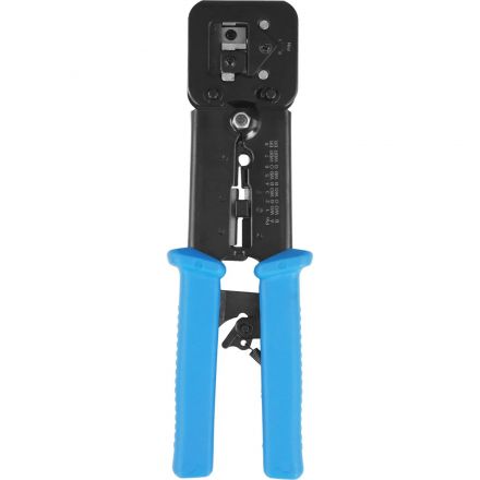 Инструмент LANMASTER обжимной типа EZ,6P,8P,с храповым мех. LAN-CRI-468R/EZ
