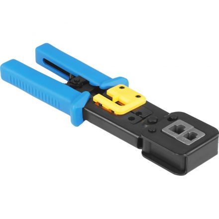 Инструмент LANMASTER обжимной типа EZ,6P,8P,с храповым мех. LAN-CRI-468R/EZ