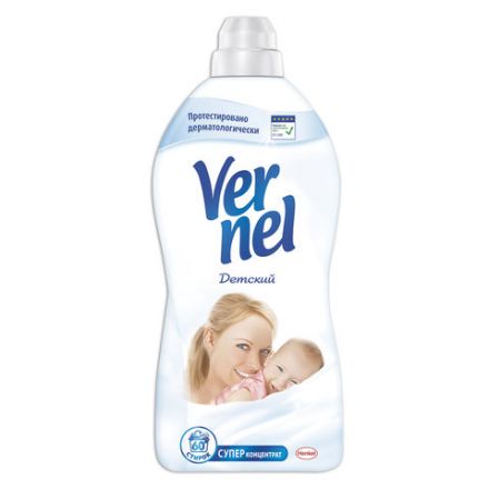 Кондиционер-ополаскиватель для белья 1,82 л ВЕРНЕЛЬ "Детский", концентрат, 2202906 Кондиционер-ополаскиватель для белья 1,82 л ВЕРНЕЛЬ "Детский", концентрат, 2202906