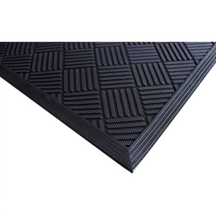 Коврик входной резиновый 90см x 150см х 9мм, шахматы Коврик входной резиновый 90см x 150см х 9мм, шахматы