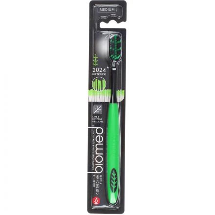 Зубная щетка BIOMED Black 1шт цвет в асс Зубная щетка BIOMED Black 1шт цвет в асс