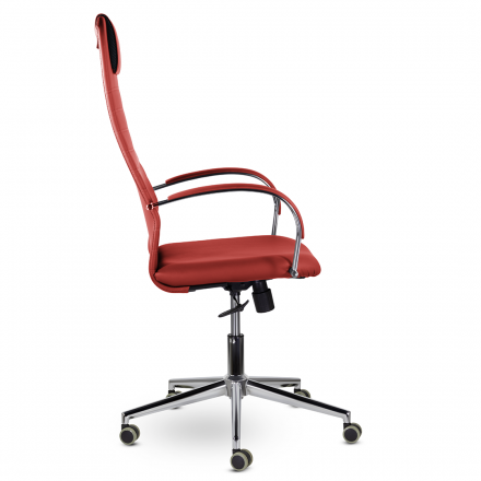 Кресло СН-601 Соло хром SoloCH Ср S-0421 (красный) Кресло СН-601 Соло хром SoloCH Ср S-0421 (красный)